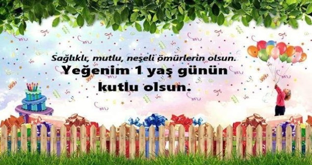 1 Yaş Doğum Günü Mesajları 